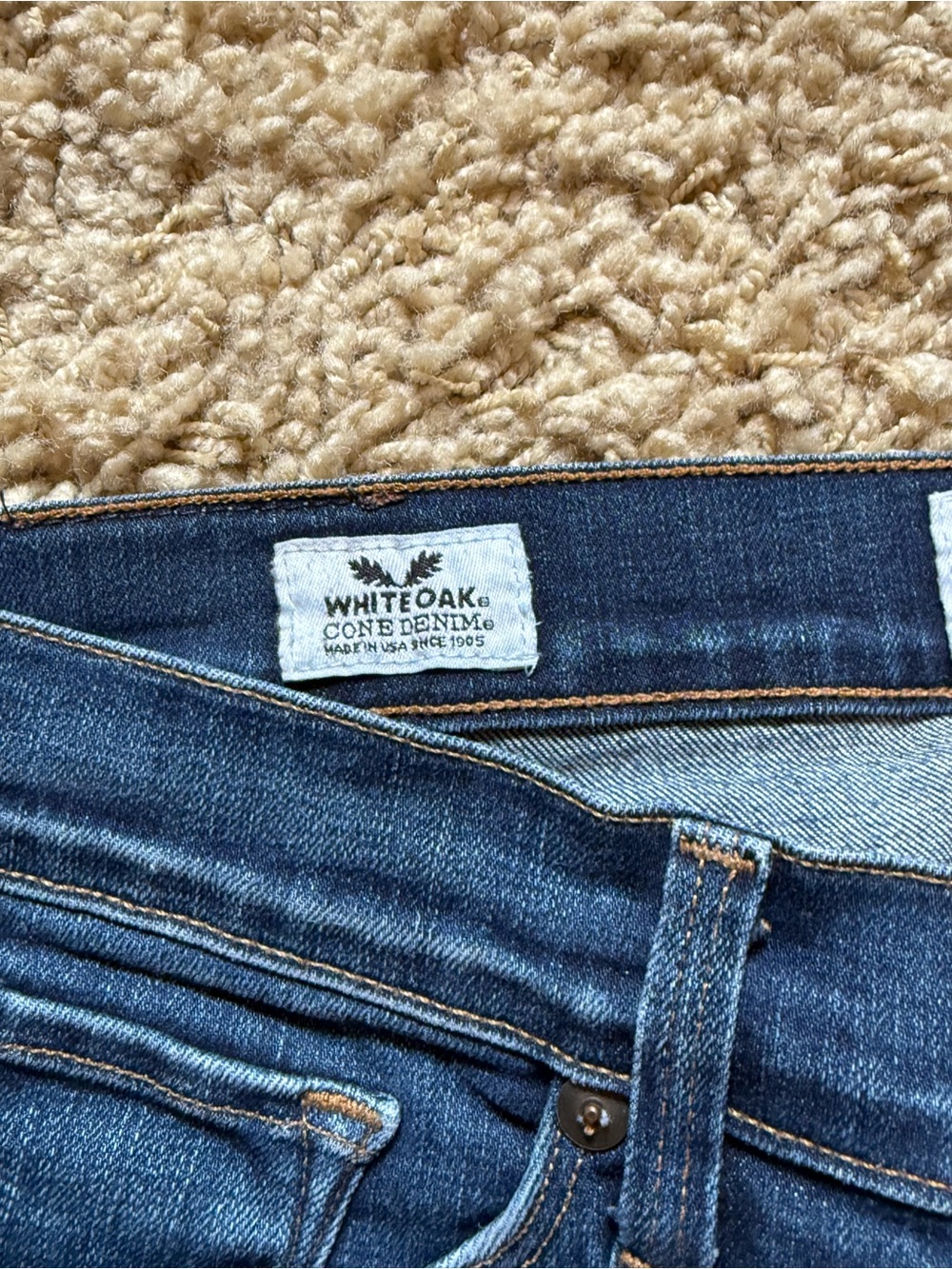 Lucky Brand White Oak Cone Denim Brooke Skinny Ankle Jeans Size 6/28 - Picture 4 of 7